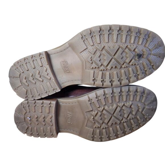 Flexi Country Men's Leather ZIp Trail Boots Mens Size 7.5 Womens Size 9 Great - Picture 7 of 9